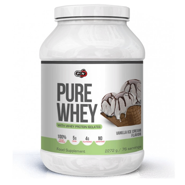 Pure Nutrition Pure Whey 2272 Gr Hydro And Isolate Proteins Flavor: Vanilla Ice Cream