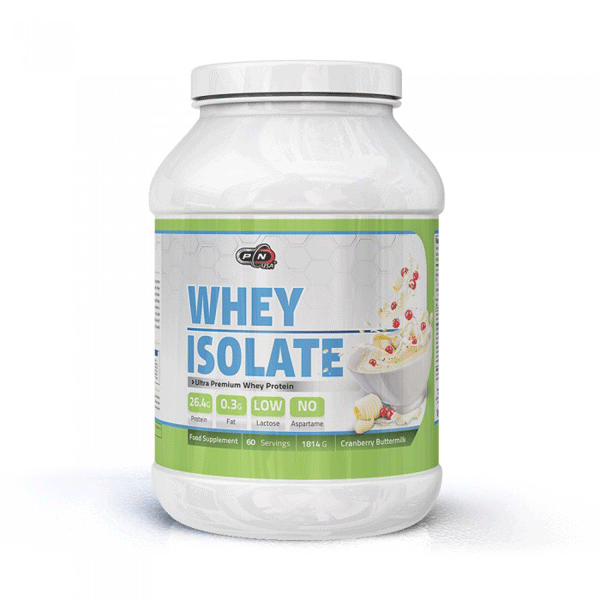 Pure Nutrition Whey Isolate 1814 gr Isolate Proteins Flavor: Double Chocolate|Coukies & Cream|Cranberry Buttermilk|Unflavour