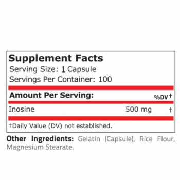 Pure Nutrition Inosine 100 Caps 1