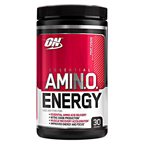 Optimum Nutrition Essential Amino Energy – 270g Intra Workout Amino Acids Pre Workout Flavor: Orange|Fruit Fusion|Blue raspberry|Lemon Lime|Pineapple|Strawberry Lime|Watermelon|Ice Tea|Peach Cranberry|Cola|Cherry